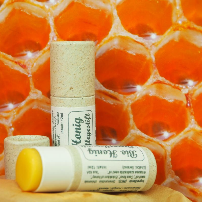 Lippenbalm Bio Honig 12ml | Neues Format | +80% mehr Inhalt