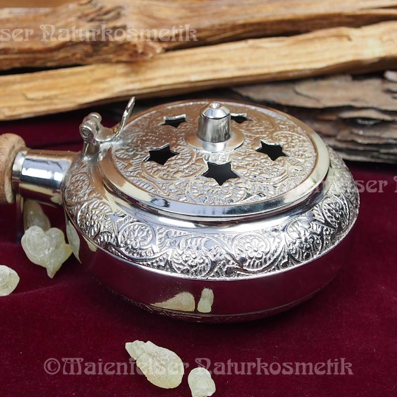 Räucherpfanne zum Tragen Silber